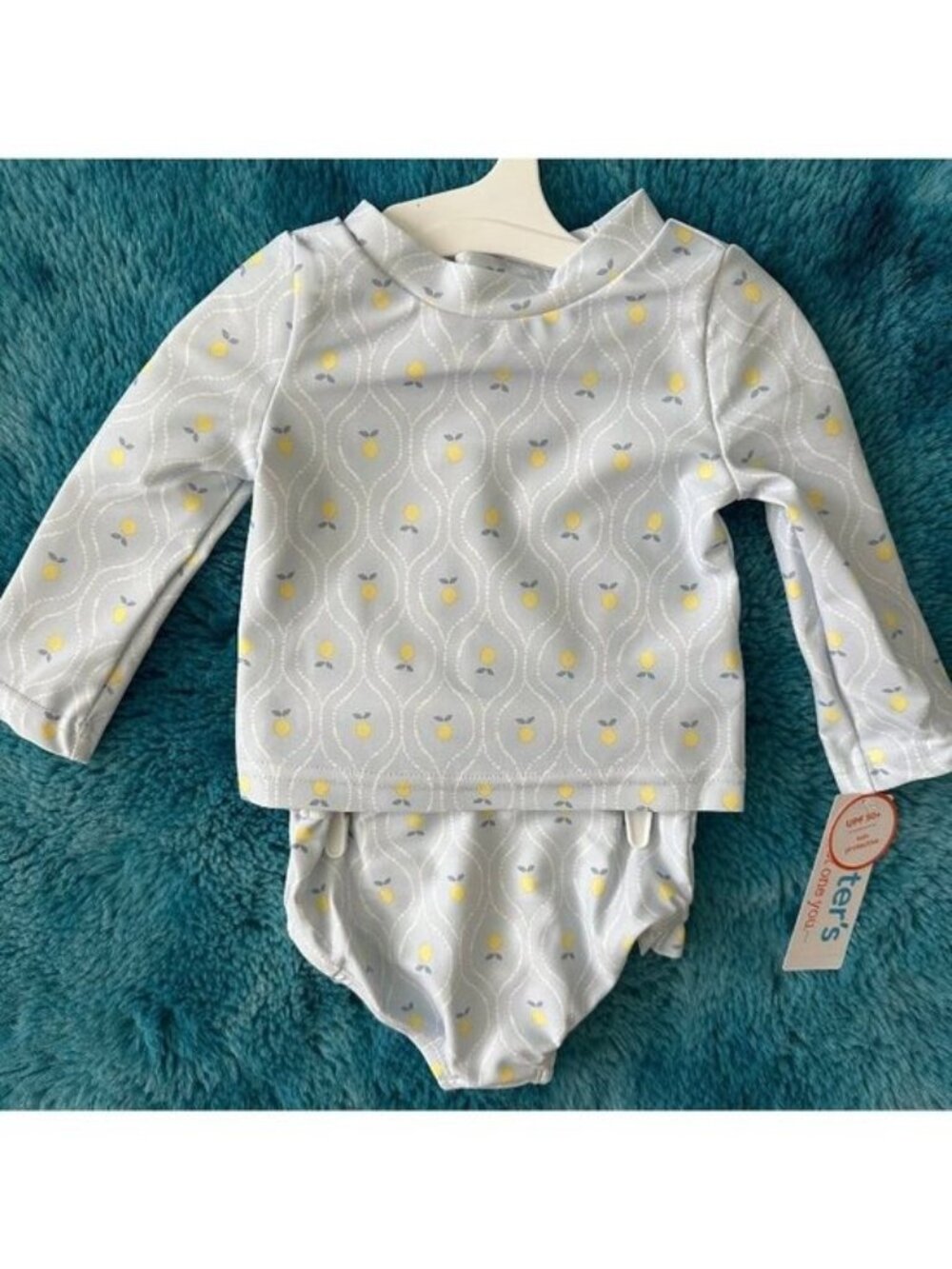 Carter's Baby 2-piece Rash guard Swimsuit Size 9 Months